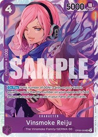 One Piece Card Game Single - Wings of the Captain - Vinsmoke Reiju (069) - Super Rare/OP06-069 Lightly Played