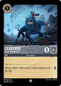 Disney Lorcana Single - First Chapter - Cerberus, Three-Headed Dog - Common/176 Lightly Played
