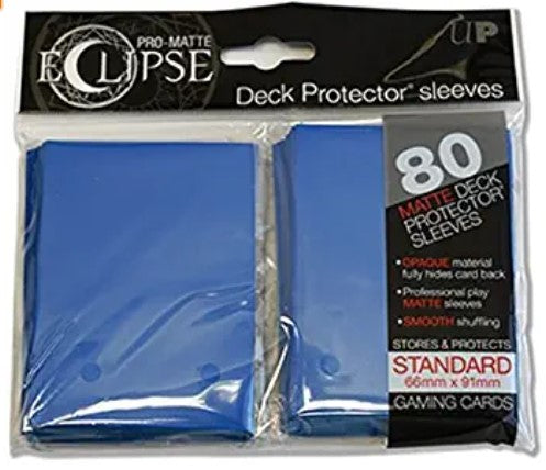 Deck Protectors: Pro-Matte- Eclipse Pacific Blue (80 count)