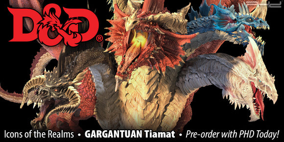 Dungeons & Dragons Fantasy Miniatures: Icons of the Realms Tiamat Dragon Premium Figure