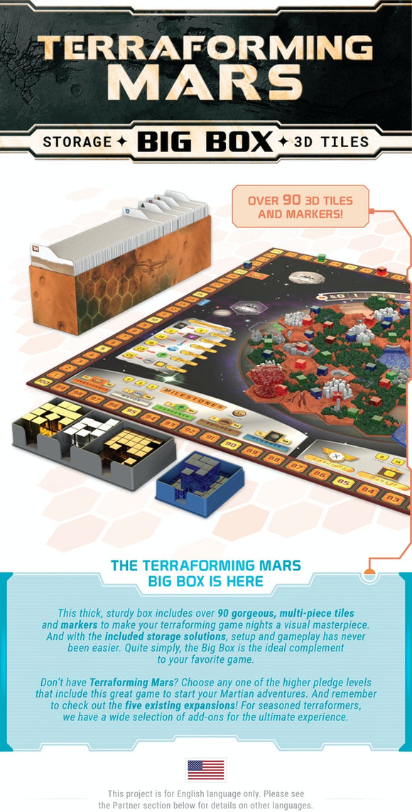 Terraforming Mars BIG BOX - KICKSTARTER EDITION (Various Pledge Levels Available)