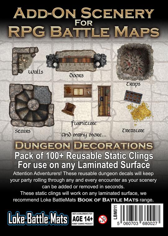 Battle Mat: Add On Scenery - Dungeon Decorations