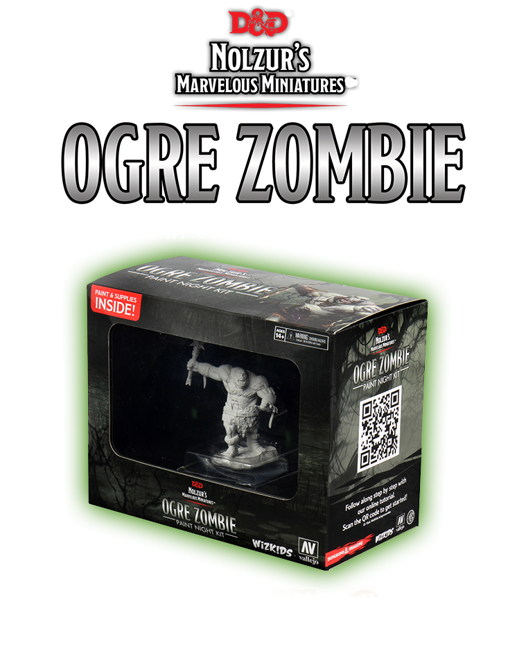 D&D Nolzur's Marvelous Miniatures: Ogre Zombie Paint Night Kit Tutorial 