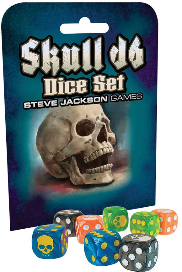 Skull D6 Dice Set (8 Dice)