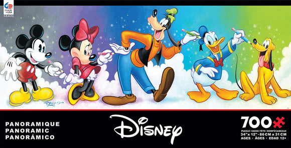 Disney: Fab 5 - 700pc Panoramic Jigsaw Puzzle by Ceaco