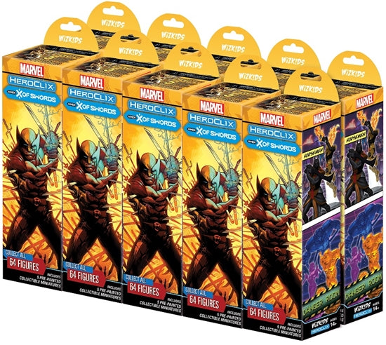 Marvel HeroClix: X-Men X of Swords Booster Brick (10)