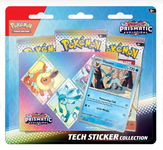 Pokemon TCG: Scarlet & Violet - Prismatic Evolutions Tech Sticker Collection