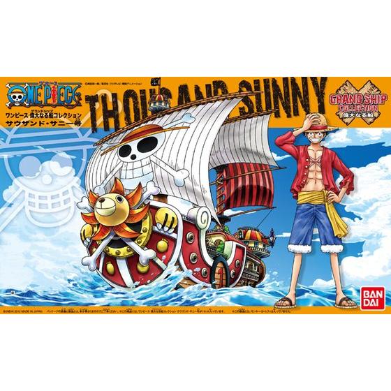 Bandai Hobby: One Piece Grand Ship Collection Model Kit - #001 Thousand Sunny Model Ship