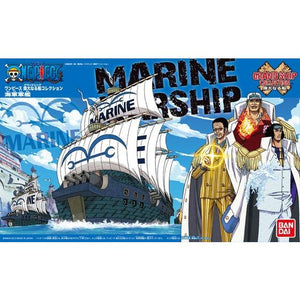 Bandai Hobby: One Piece Grand Ship Collection Model Kit - #007 Marine Ship