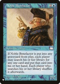 Magic: The Gathering Single - The List - Noble Benefactor - Uncommon/XXX - Lightly Played