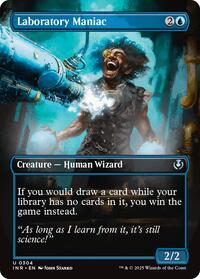 Magic: The Gathering Single - Innistrad Remastered - Laboratory Maniac (Borderless) - FOIL Uncommon/0304 - Lightly Played