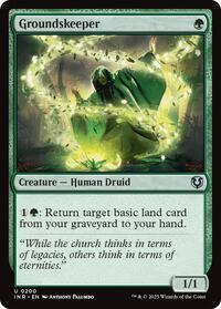 Magic: The Gathering Single - Innistrad Remastered - Groundskeeper - FOIL Uncommon/0200 - Lightly Played