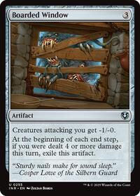 Magic: The Gathering Single - Innistrad Remastered - Boarded Window - FOIL Uncommon/0255 - Lightly Played