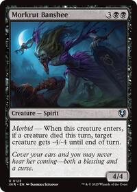 Magic: The Gathering Single - Innistrad Remastered - Morkrut Banshee - FOIL Uncommon/0125 - Lightly Played