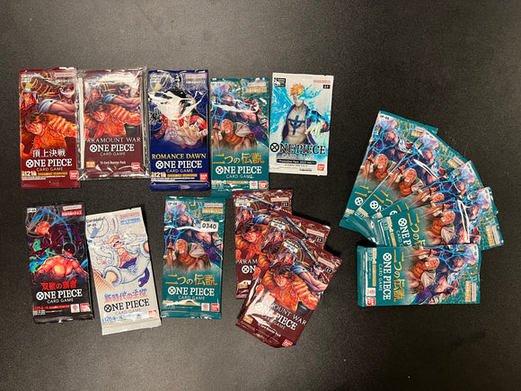 CONSIGNMENT - One Piece Card Packs & Single Cards