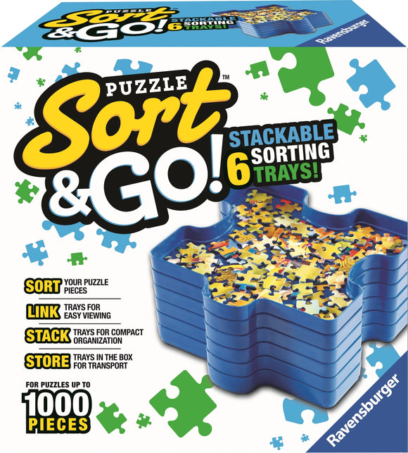 CONSIGNMENT - Ravensburger Puzzle Sort & Go! Trays