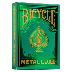 BICYCLE PLAYING CARDS: Metalluxe Green