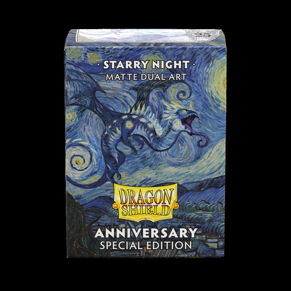 Dragon Shields: (100) Matte Dual Art - 25th Anniversary Special Edition Starry Night