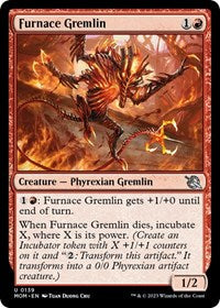 Magic: The Gathering Single - March of the Machine - Furnace Gremlin (Foil) - Uncommon/0139 - Lightly Played