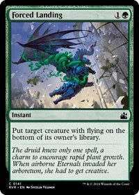 Magic: The Gathering Single - Ravnica Remastered - Forced Landing - FOIL Common/0141 Lightly Played