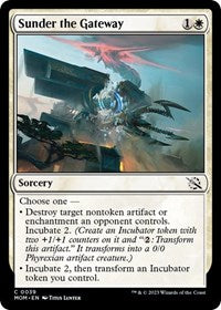 Magic: The Gathering Single - March of the Machine - Sunder the Gateway - Common/0039 - Lightly Played