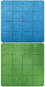 Megamat: 1in Reversible Blue-Green Squares (34.5in x 48in Playing Surface)