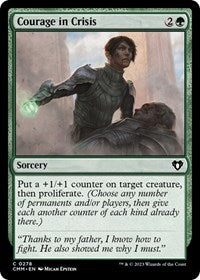 Magic: The Gathering Single - Commander Masters - Courage in Crisis - FOIL Common/0278 - Lightly Played