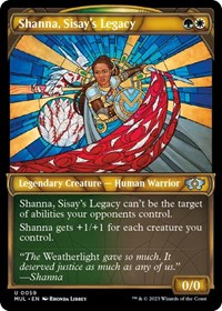Magic: The Gathering Single - March of the Machine: Multiverse Legends - Shanna, Sisay's Legacy - Uncommon/0059 - Lightly Played