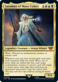 Magic: The Gathering Single - Universes Beyond: The Lord of the Rings: Tales of Middle-earth - Saruman of Many Colors (Foil) - Mythic/0223 - Lightly Played