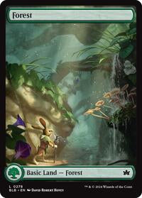 Magic: The Gathering Single - Bloomburrow - Forest (0278) - FOIL Land/0278 - Lightly Played