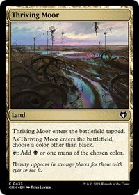 Magic: The Gathering Single - Commander Masters - Thriving Moor - FOIL Common/0433 - Lightly Played