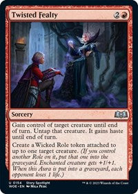 Magic: The Gathering Single - Wilds of Eldraine - Twisted Fealty - FOIL Uncommon/0154 Lightly Played
