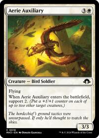 Magic: The Gathering Single - Modern Horizons 3 - Aerie Auxiliary - FOIL Common/0011 - Lightly Played