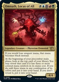 Magic: The Gathering Single - March of the Machine - Omnath, Locus of All - Rare/0249 - Lightly Played