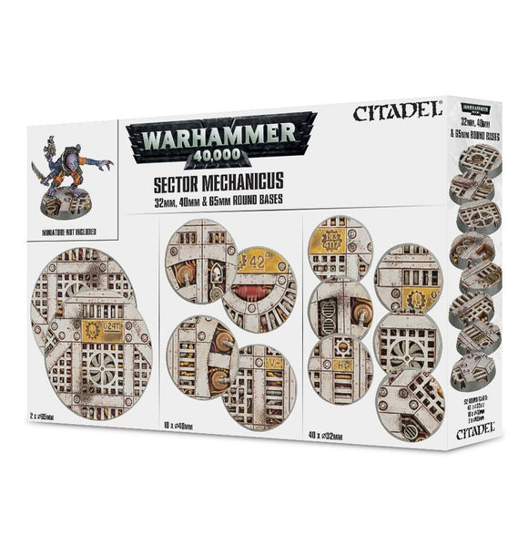 Warhammer 40,000 - SECTOR IMPERIALIS 25 & 40MM ROUND BASES