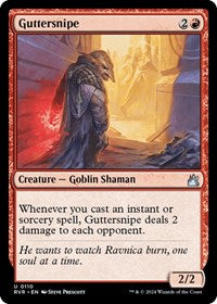 Magic: The Gathering Single - Ravnica Remastered - Guttersnipe - FOIL Uncommon/0110 Lightly Played