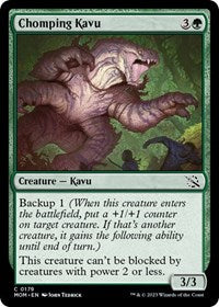 Magic: The Gathering Single - March of the Machine - Chomping Kavu - Common/0179 - Lightly Played