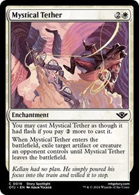 Magic: The Gathering Single - Outlaws of Thunder Junction - Mystical Tether - FOIL Common/0019 Lightly Played