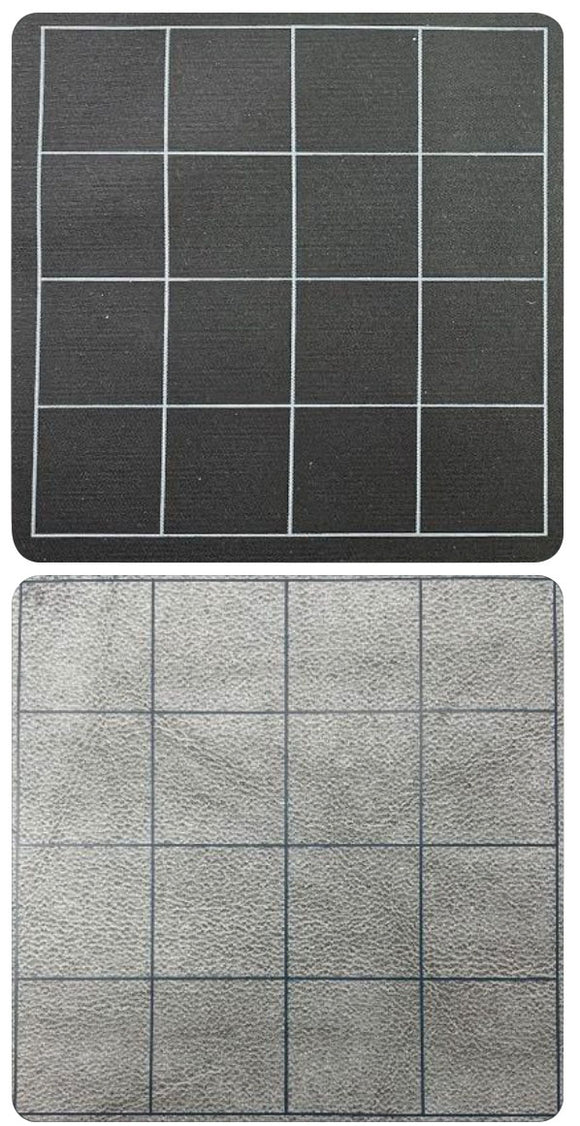 Megamat: 1in Reversible Black-Grey Squares (34.5in x 48in Playing Surface)