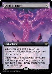 Magic: The Gathering Single - Commander Masters - Ugin's Mastery (Extended Art) - FOIL Rare/0751 - Lightly Played
