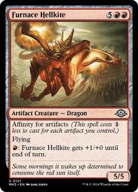 Magic: The Gathering Single - Modern Horizons 3 - Furnace Hellkite - FOIL Uncommon/0121 - Lightly Played