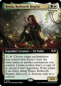 Magic: The Gathering Single - Wilds of Eldraine - Yenna, Redtooth Regent (Extended Art) - Rare/0365 Lightly Played