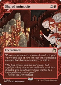 Magic: The Gathering Single - Wilds of Eldraine: Enchanting Tales - Shared Animosity - Rare/0049 Lightly Played
