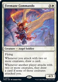 Magic: The Gathering Single - Commander: March of the Machine - Firemane Commando (Foil) - Rare/0073 - Lightly Played