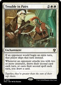 Magic: The Gathering - Commander: Murders at Karlov Manor - Trouble in Pairs - Rare/0015 Lightly Played
