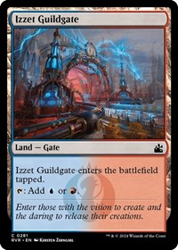 Magic: The Gathering Single - Ravnica Remastered - Izzet Guildgate (Foil) - Common/0281 Lightly Played