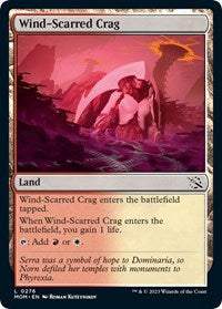 Magic: The Gathering Single - March of the Machine - Wind-Scarred Crag - Land/0276 - Lightly Played