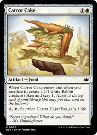 Magic: The Gathering Single - Bloomburrow - Carrot Cake - FOIL Common/0007 - Lightly Played