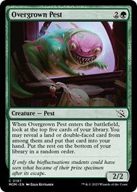Magic: The Gathering Single - March of the Machine - Overgrown Pest - Common/0197 - Lightly Played