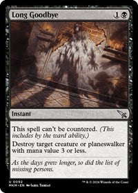 Magic: The Gathering Single - Murders at Karlov Manor - Long Goodbye - FOIL Uncommon/0092 Lightly Played